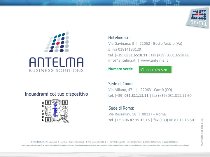 Antelma - contatti